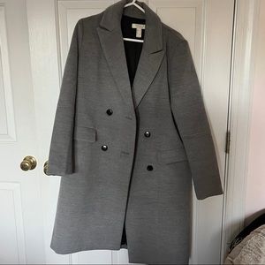 Longline Double Breasted Pea Coat